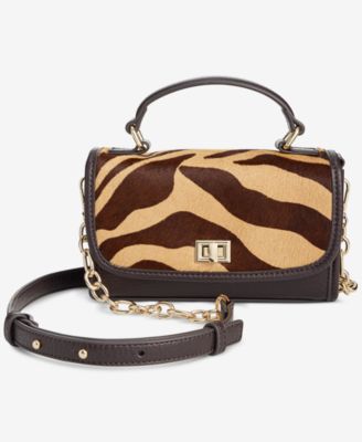I.N.C. International Concepts Tollann Zebra-Print Crossbody Bag, Macy's Exclusive