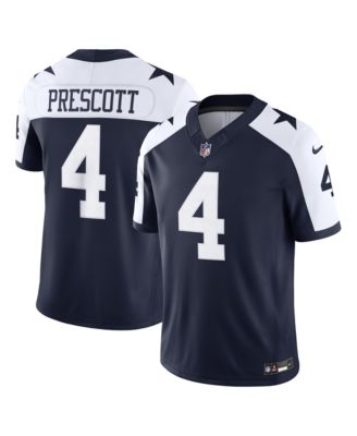Nike Men's Dak Prescott Navy Dallas Cowboys Alternate Vapor F.U.S.E. Stitched Limited Jersey