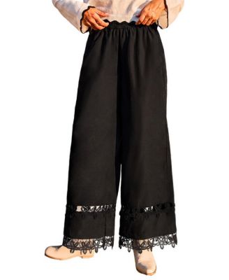 Cupshe Women's Beach House Wide-Leg Pull-On Crochet Pants