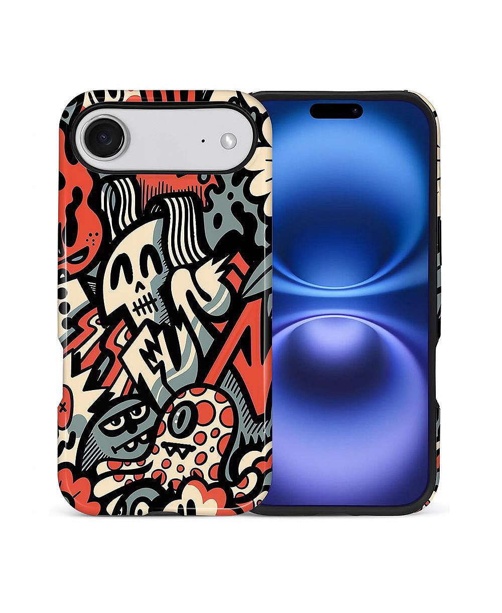 LISEN - чехол для телефона Apple iPhone Air, двухслойный прочный, дизайн Skull Riot