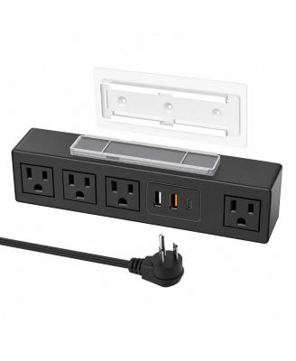 Lofree сетевой фильтр под столешницей с портами USB-C и USB-A, совместим с устройствами USB