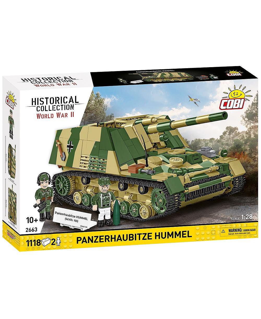 COBI Historical Collection набор для строительства WWII Panzerhaubitze Hummel, 1118 деталей, возраст 10+