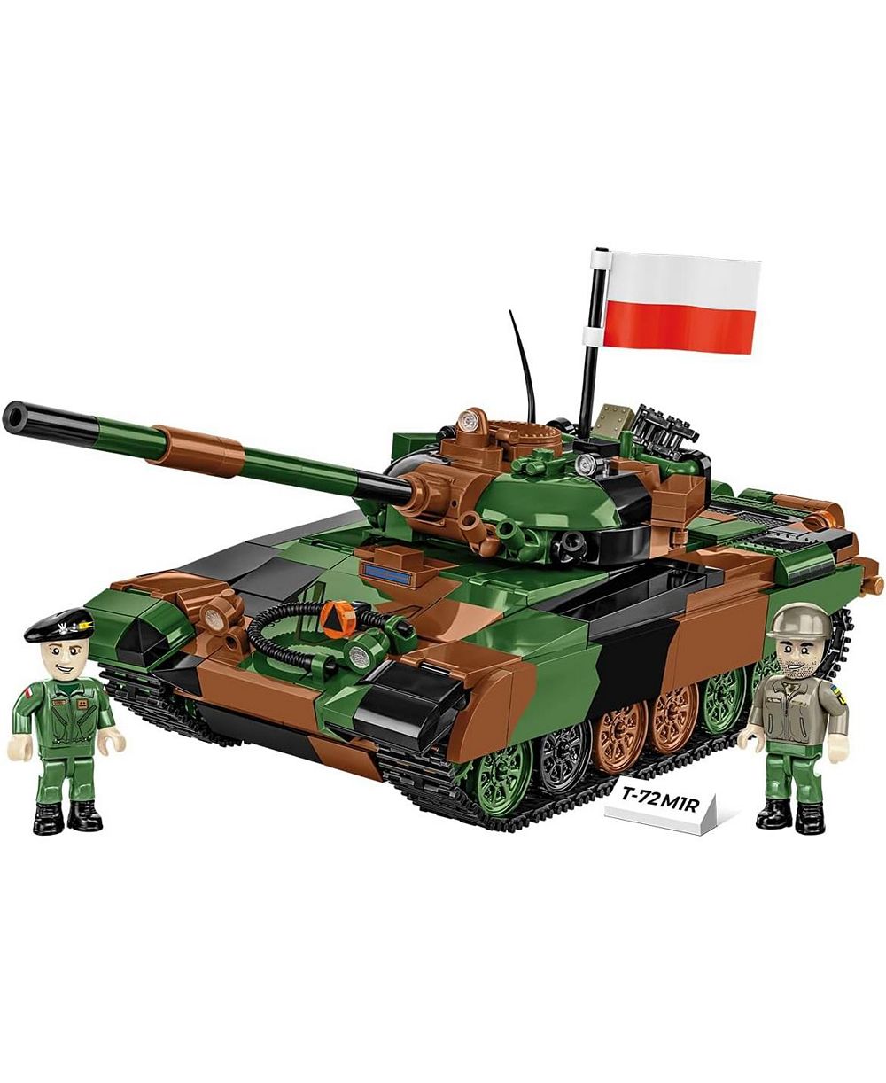 Конструктор COBI Armed Forces T-72 M1R с подвижной вращающейся башней, 724 детали, от 9 лет