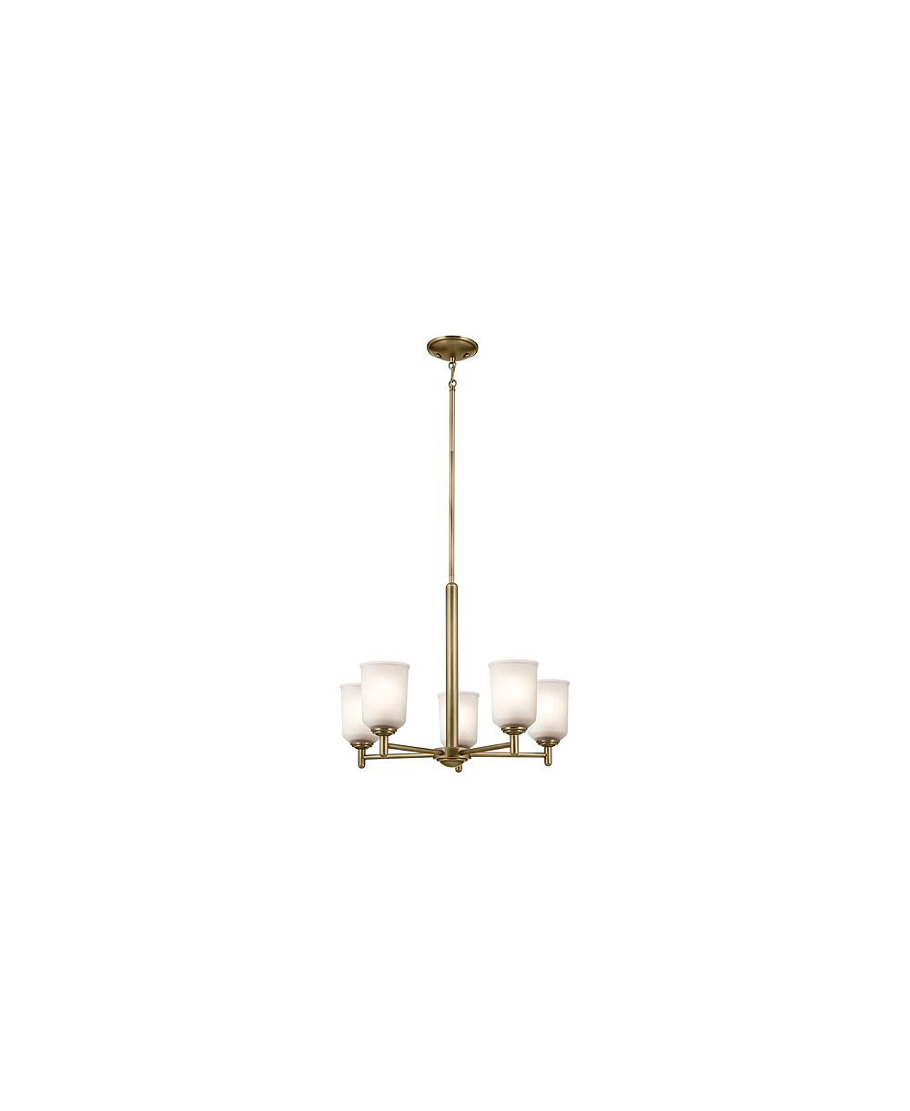 Kichler Shailene 18.5" 5-светильник люстра в латуни