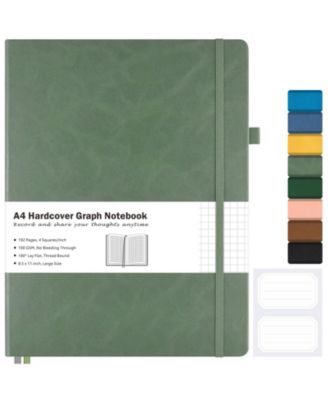 Light green a4 graph
