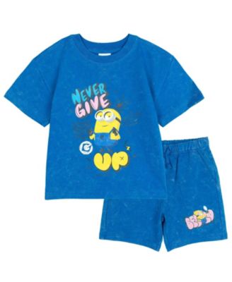 Minions детский комплект из двух предметов для мальчиков: футболка и шорты