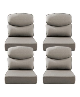 Bellefurn Luxury Smile 24x22x6 Outdoor Cushions, Water Resistant Olefin Deep Seat Cushion for Patio Wicker Chair Sofa