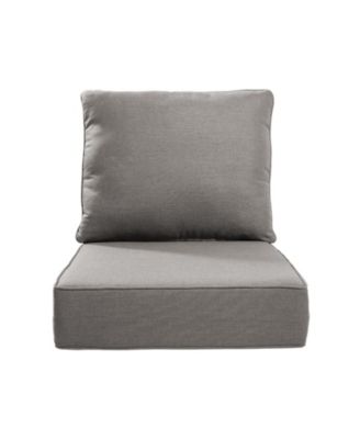Bellefurn 6" Thick Outdoor Cushions 24X24x6, Deep Seat Patio Cushions With Removable Cover