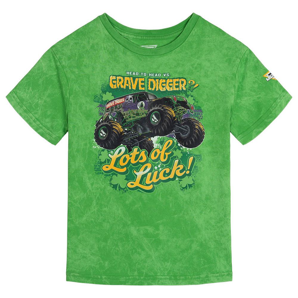 Monster Jam женская праздничная футболка Grave Digger для девочек 4-16 лет