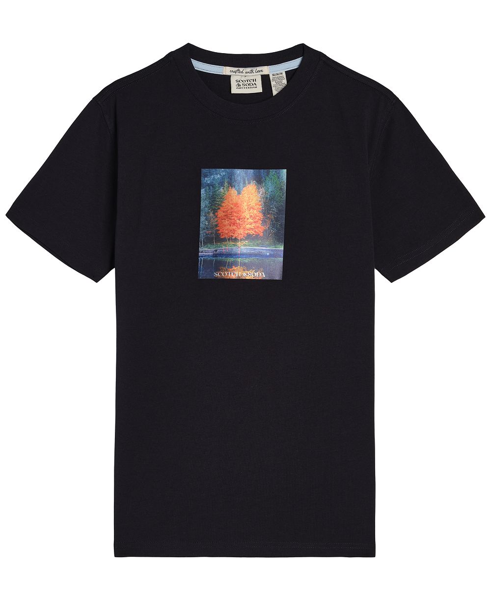 Scotch & Soda Boys' 8-20 Graphic Cotton T-Shirt