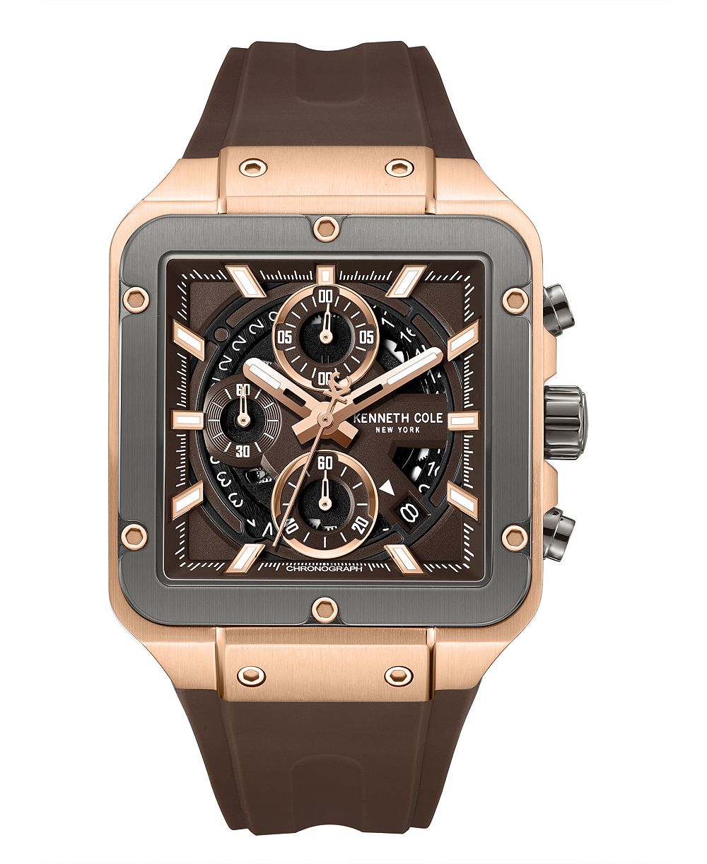 Kenneth Cole New York Men's Quartz Chronograph Two-Tone Arlington Watch 39.5x51.25mm
