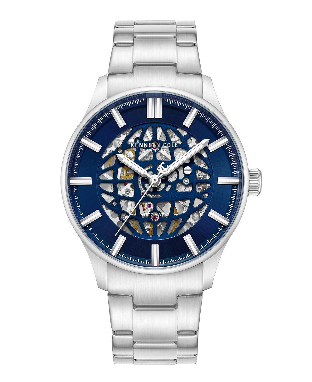 Kenneth Cole New York Men's Automatic Thompson Stainless Steel Watch 43.5mm