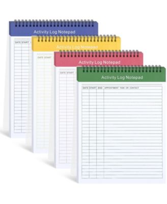 Bright color activity log