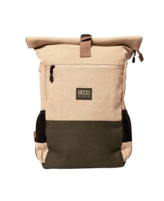 Beige and green