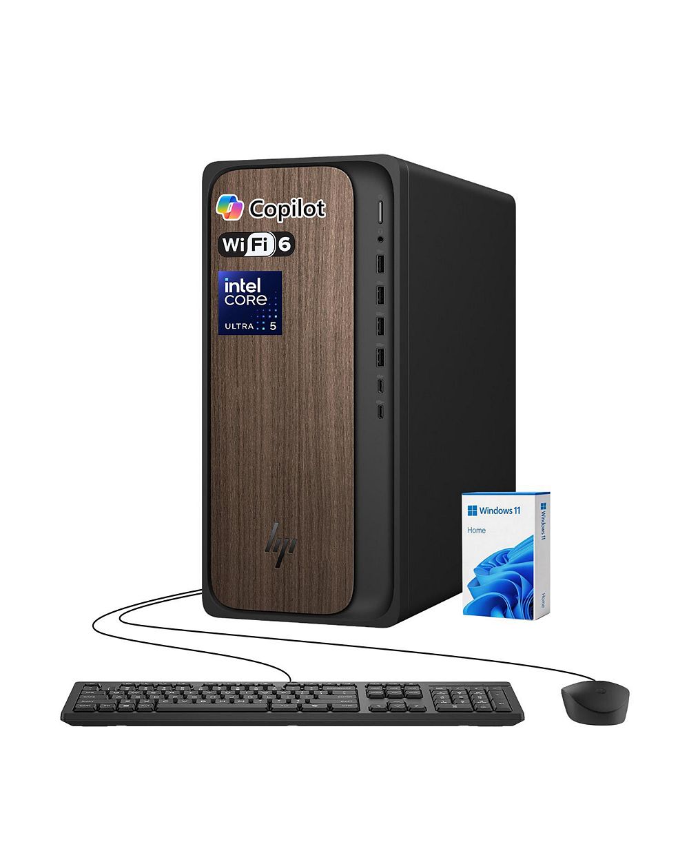 HP OmniDesk Intel Core Ultra 5 225, 64 ГБ DDR5, 1 ТБ SSD, Windows 11 Home с клавиатурой и мышью