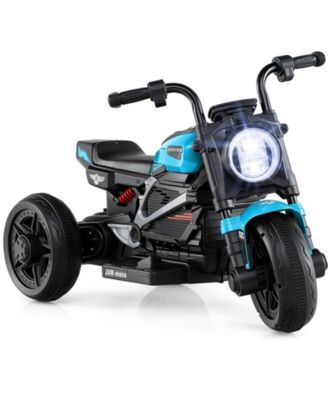 Mecale 6V Kids Electric Motorcycle with LED Headlight, 31"L x 18.5"W x 19.5"H, 66-lb Capacity, Ages 3-5
