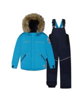 Deux par Deux Big Boys 6-8 Two Piece Discover Snowsuit