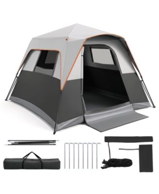 Costway 6-Person Outdoor Camping Tent with Rainfly and Carrying Bag