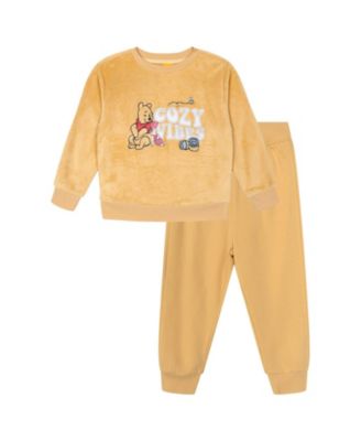 Winnie the Pooh детский комплект из 2 предметов: флисовая кофта и брюки с длинным рукавом для мальчиков 2T-5T
