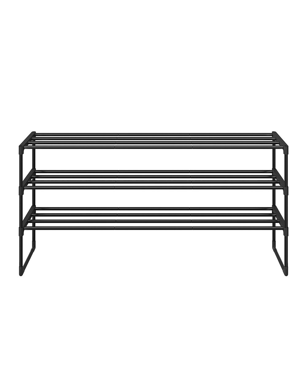 SongmicsHome Shoe Storage Organizer, Metal Shoe Rack