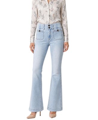 Indigo Poppy Women's High-Rise Tummy Tuck Bootcut Jeans