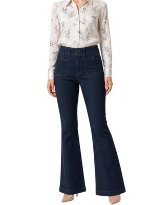Indigo Poppy Women's High-Rise Tummy Tuck Bootcut Jeans