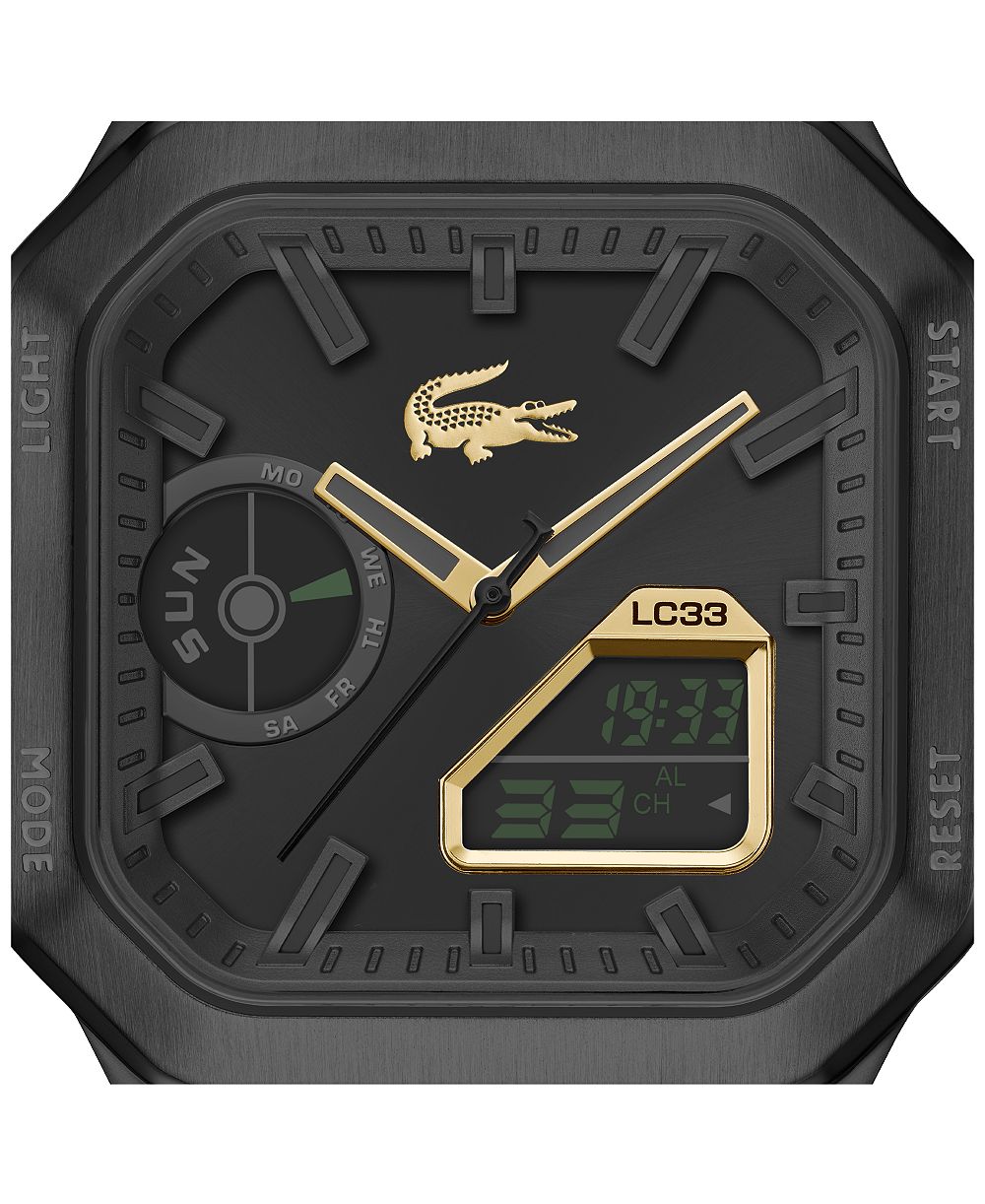 Lacoste Men's Sport Quartz Water-Resistant Stainless Steel Watch, 45mm