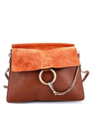 Pre-Owned Chloe средняя кожаная сумка через плечо Faye