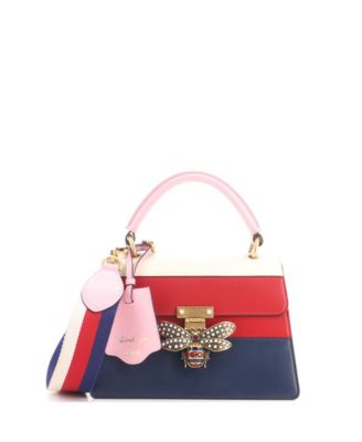 Pre-Owned Gucci Queen Margaret Colorblock Top-Handle Small Bag