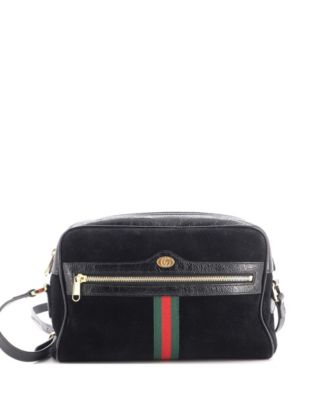 Pre-Owned Gucci Small Suede Ophidia Shoulder Bag