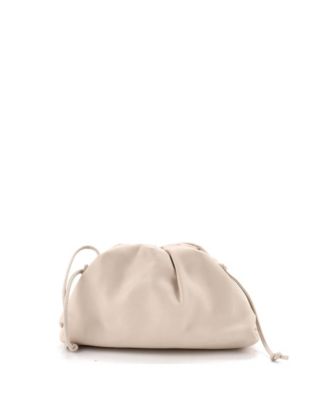 Pre-Owned Bottega Veneta The Pouch Mini Optional Strap Leather Pouch