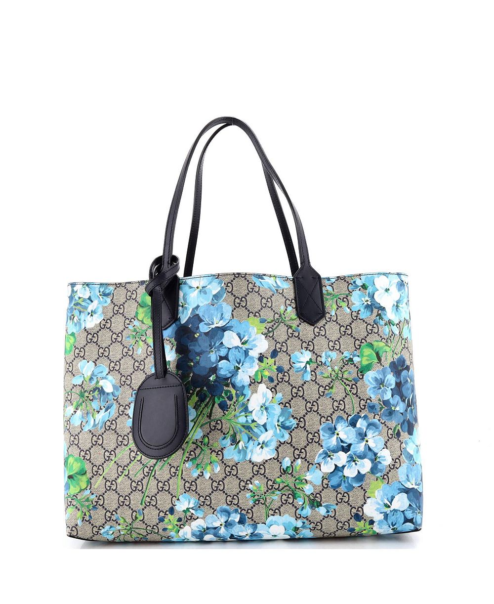 Pre-Owned Gucci средняя сумка-тоут Blooms с двусторонним дизайном