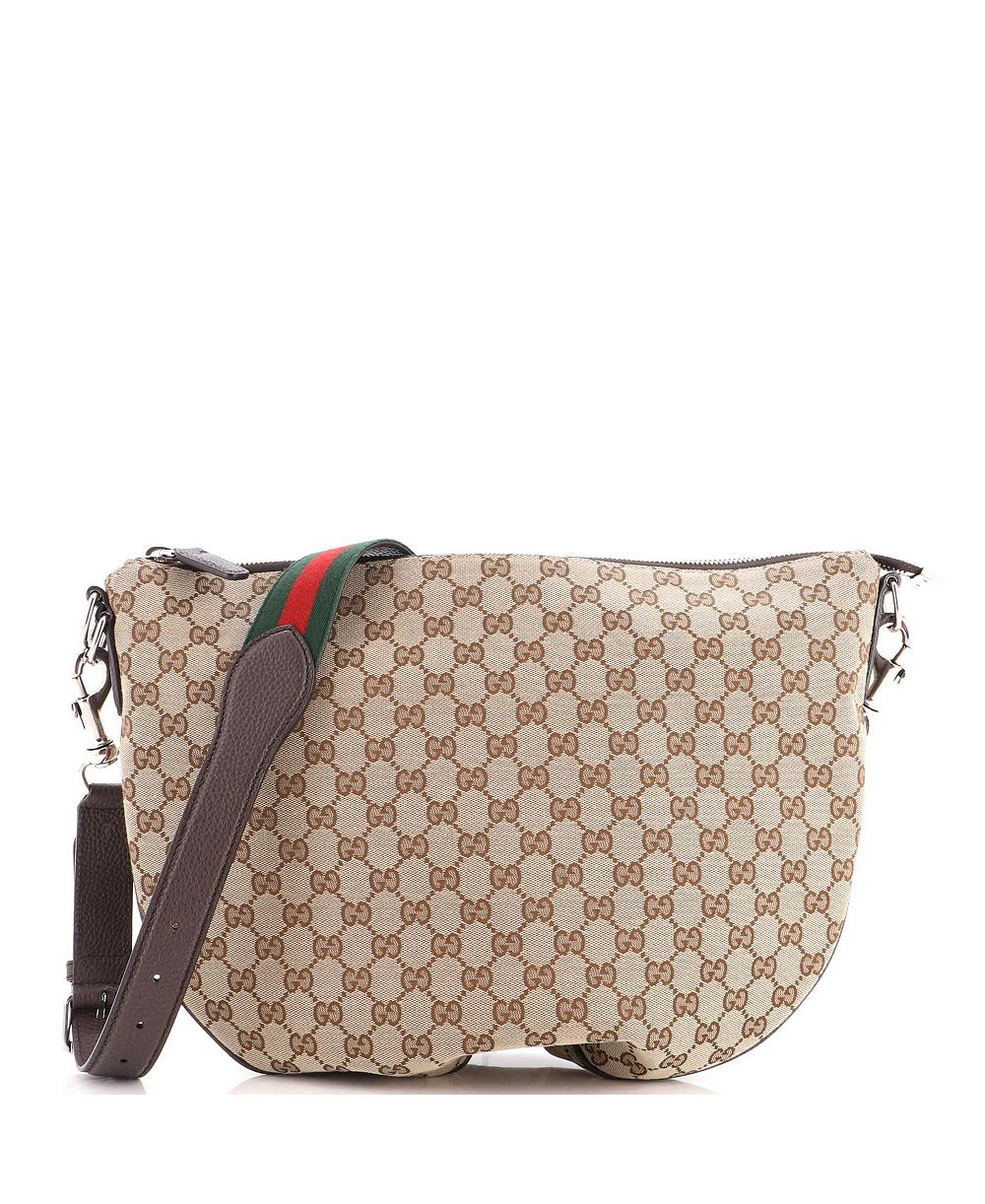 Pre-Owned Gucci средняя сумка-мессенджер B из ткани GG