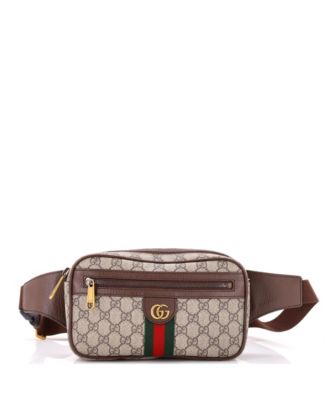 Pre-Owned Gucci Ophidia Medium Adjustable-Strap GG Coated Canvas Belt Bag