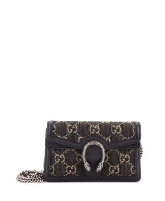 Б/у сумка Gucci Super Mini Denim Crossbody Dionysus