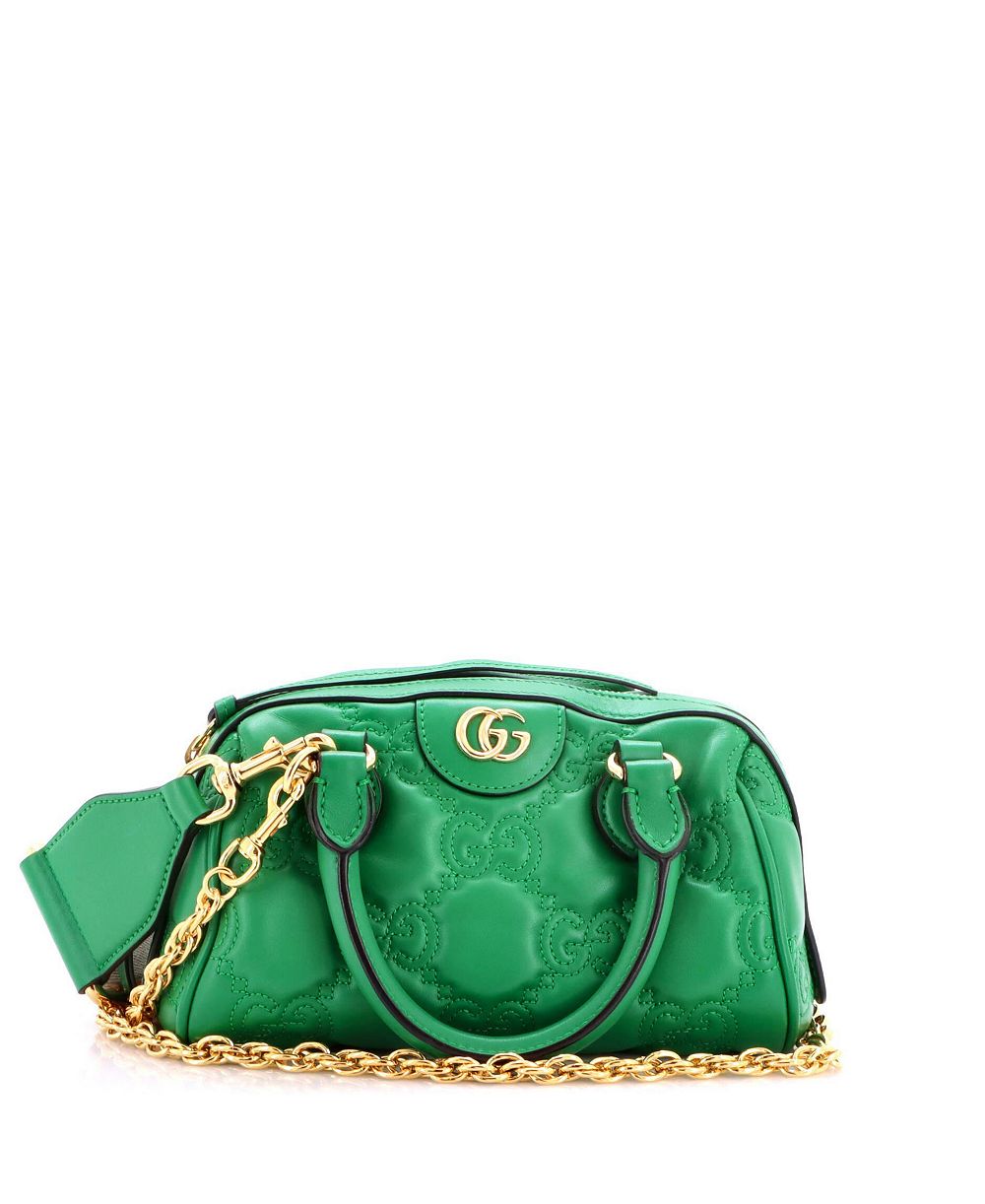 Pre-Owned Gucci маленькая сумка с верхней ручкой Ophidia, трансформер, из стеганой кожи GG Matelassé