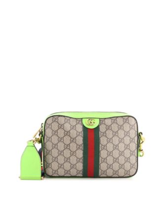 Pre-Owned Gucci Small Ophidia Zip Shoulder Bag, 9"W x 6"H x 1.5"D