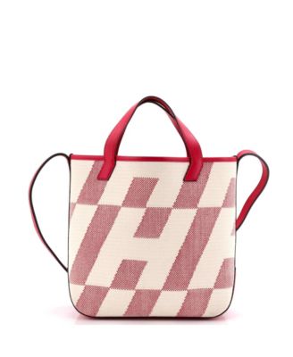 Pre-Owned HERMES Pre-Owned Hermes 27 Cabas H en Biais Tote Canvas with Leather