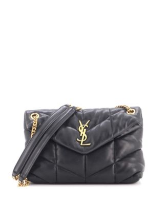 Б/у сумка Saint Laurent Loulou малого размера из стеганой кожи, 10.5"Ш x 8"В x 4"Г