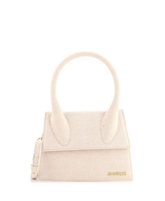 Б/у холщовая сумка-кроссбоди Jacquemus Le Grand Chiquito, 10"Ш x 7"В x 2"Г