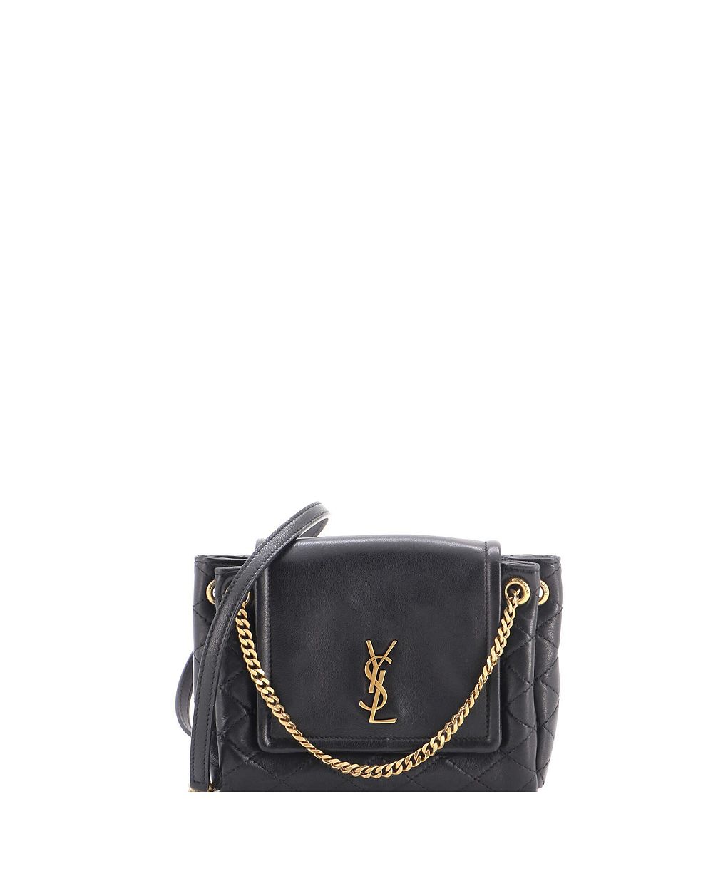 Pre-Owned Saint Laurent Nolita Quilted Mini Leather Satchel