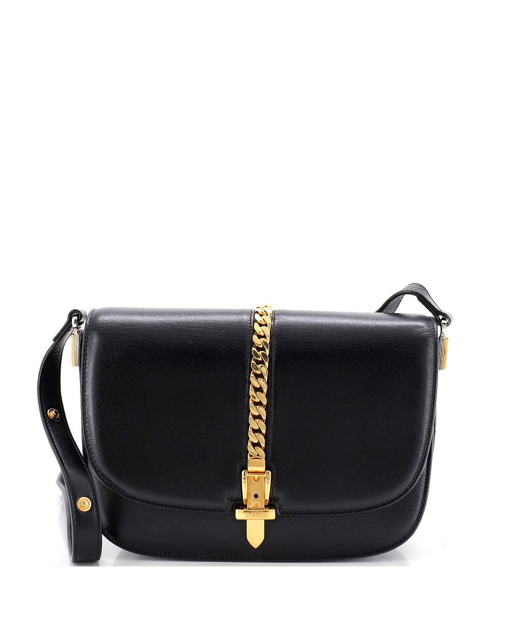 сумка через плечо sylvie 1969 small из кожи gucci (pre-owned)