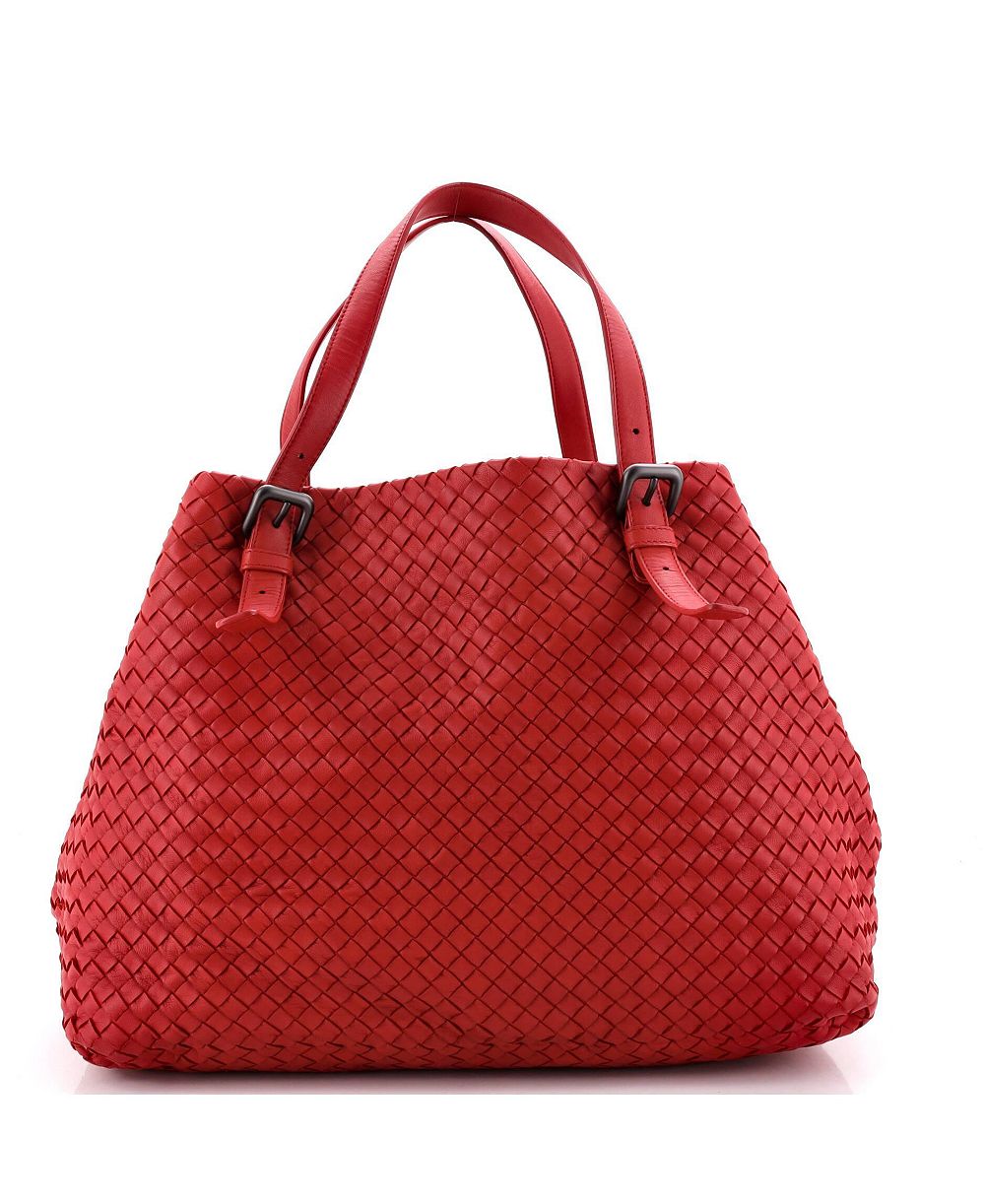 Pre-Owned Bottega Veneta Large A-Shape Tote Intrecciato Nappa