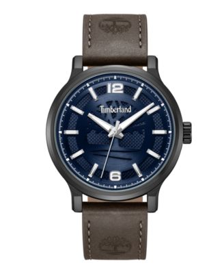 Timberland Men's Quartz Analog Leather Watch 43mm