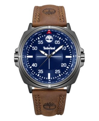 Timberland Men's Quartz Williston Leather Watch 48mm
