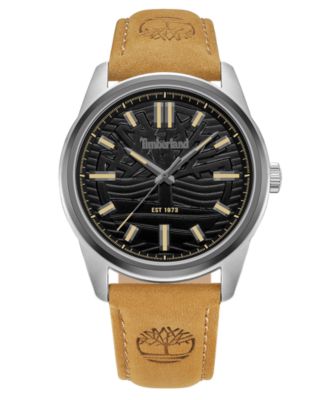 Timberland Men's Northbridge Quartz Leather Watch 45mm