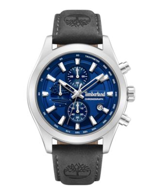 Timberland Men's Chronograph Ashmont Sport Leather Watch 44mm