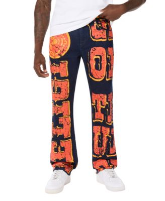 Мужские джинсы True Religion Ricky Big T Allover-Print Flap с принтом на всю поверхность