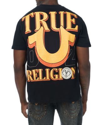 True Religion Men's Western Logo Horseshoe Graphic Regular-Fit T-Shirt