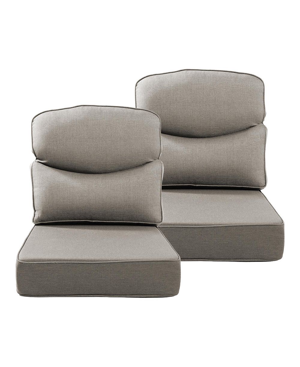 Bellefurn Luxury Smile 24x24x6 Outdoor Cushions, Water Resistant Olefin Deep Seat Cushion for Patio Wicker Chair Sofa